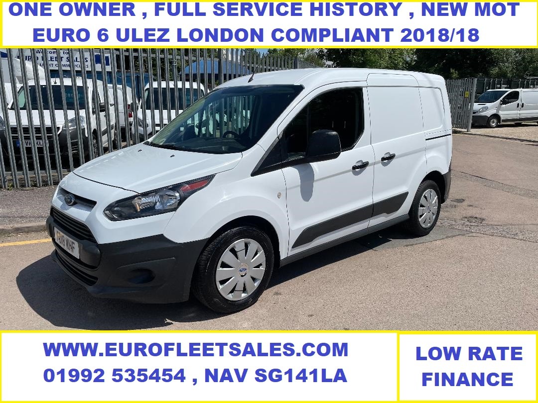 2018/18 EURO 6 , TRANSIT CONNECT , FULL SERVICE HISTORY