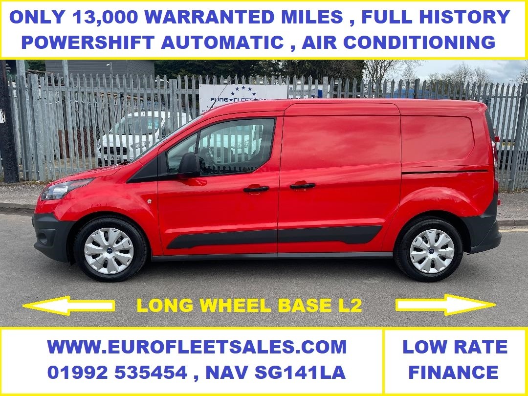 ONLY 13000 MILES , EURO 6 L2 LWB CONNECT POWERSHIFT AUTO + AC